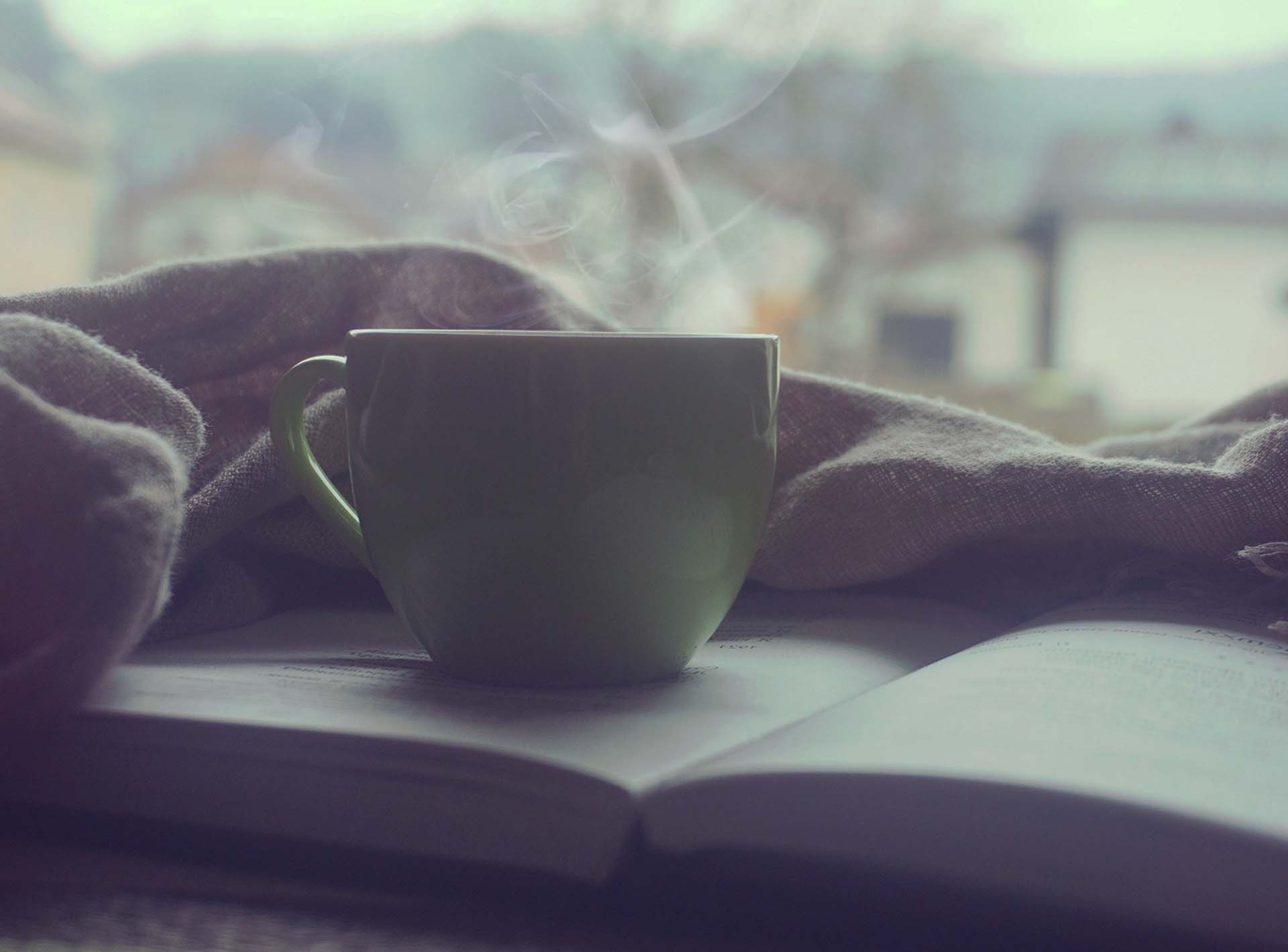 Coffee Cup With Book